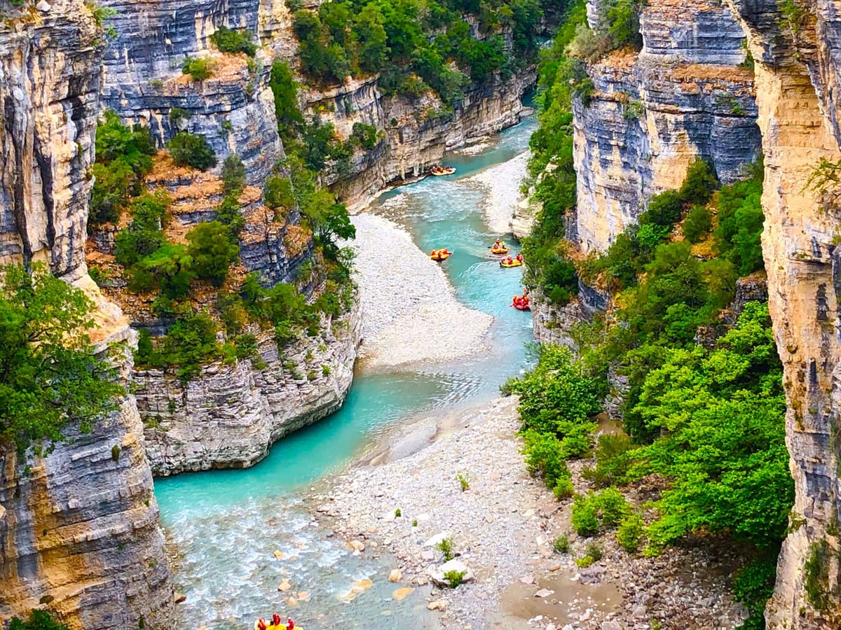 Rafting the Osumi Canyon: Albania's Best White-Water Adventure