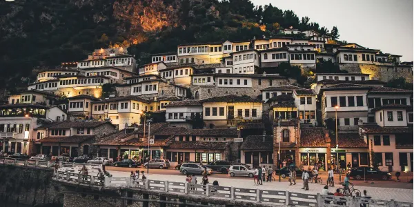 Driving in Albania
